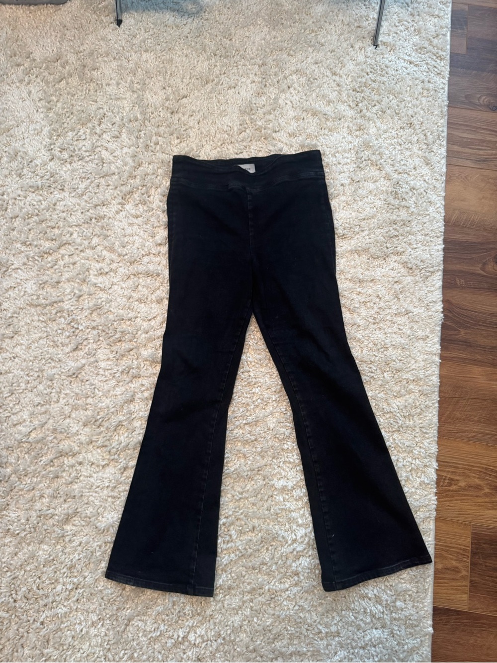 Frame Denim Black High-Rise Jeans